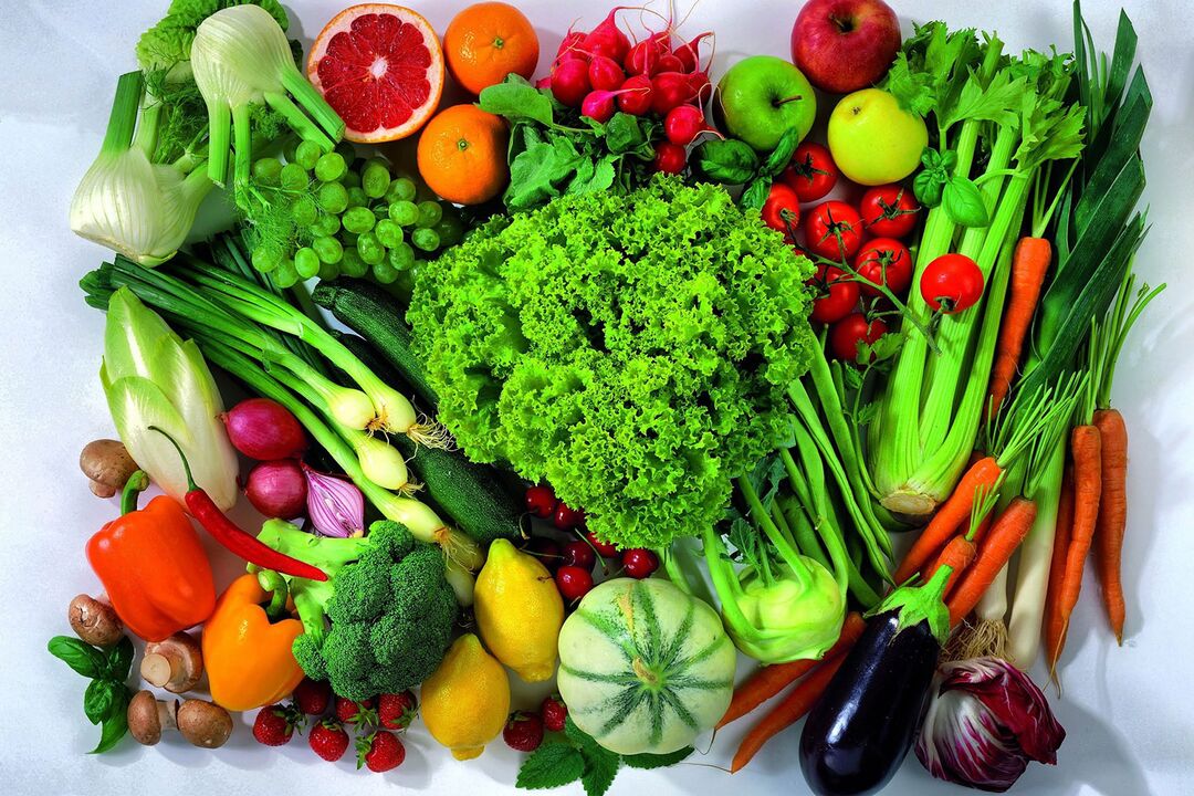 vegetables and fruits for strength